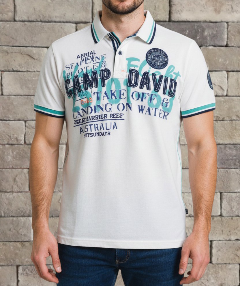 Triko s límečkem Camp david vel XL