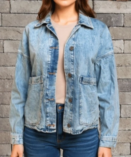 Oversized džínová bunda Zara vel 38