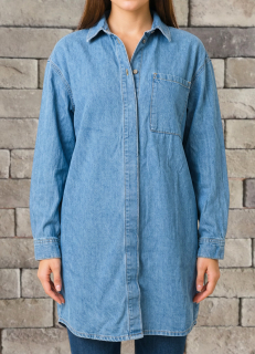 Oversized denim košile Denim vel 36